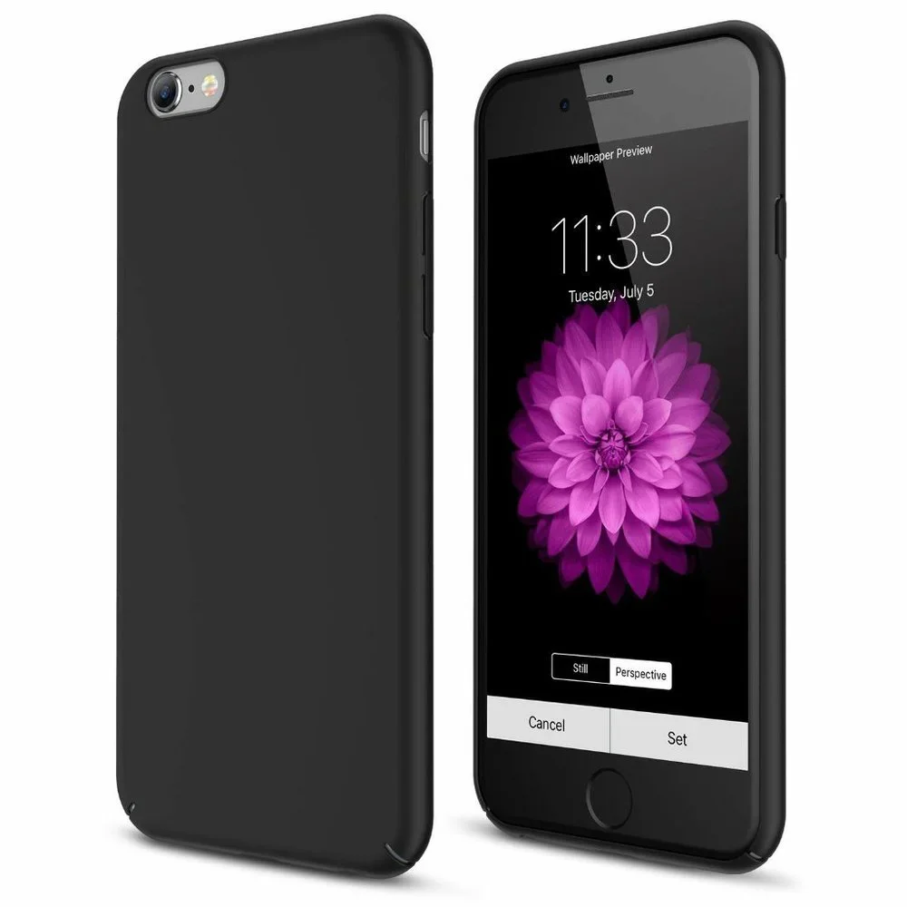 NEW iPhone 6 6S Plus Case Cover Matte Black Slim
